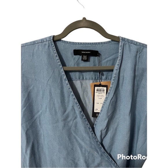 🆕 A Vero Moda Blue dress in a size medium - Picture 6 of 9